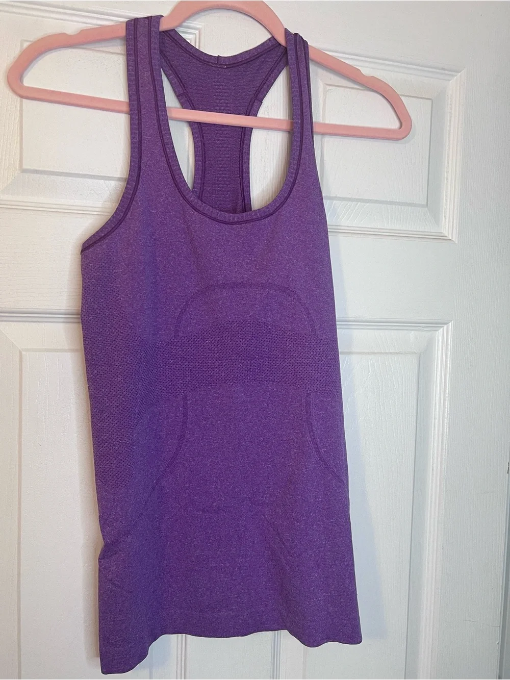 #682 Lululemon Swiftly Tech Racerback Heathered Regal Plum Tank Size 6